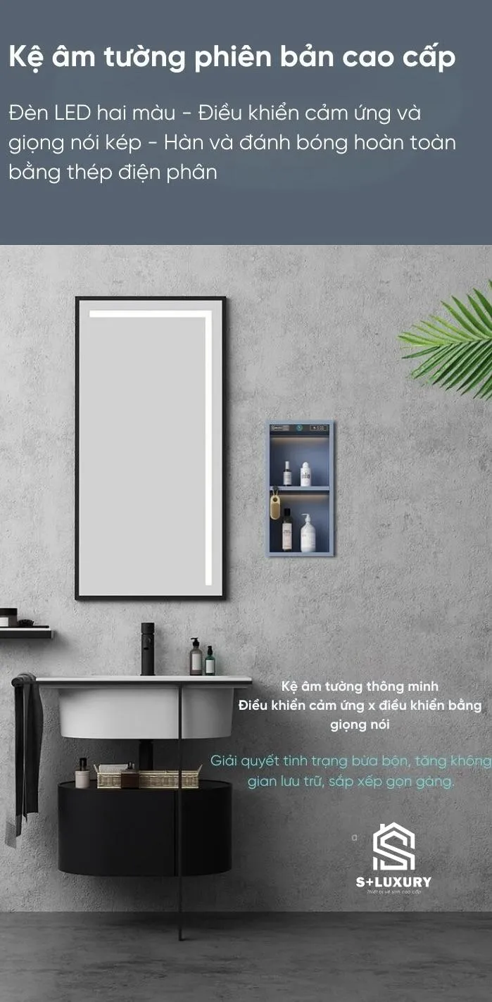Hộc âm tường nhà tắm đẹp Hộc âm tường nhà tắm đẹp